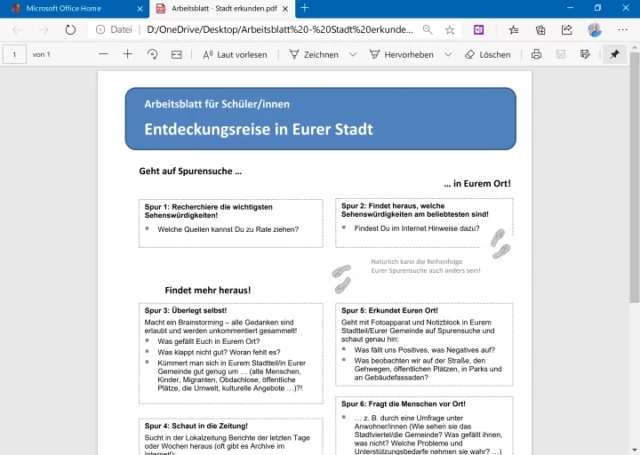 PDF in Microsoft Edge