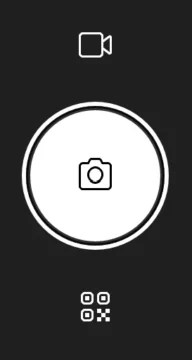 Aufnahme-Buttons in der Kamera-App