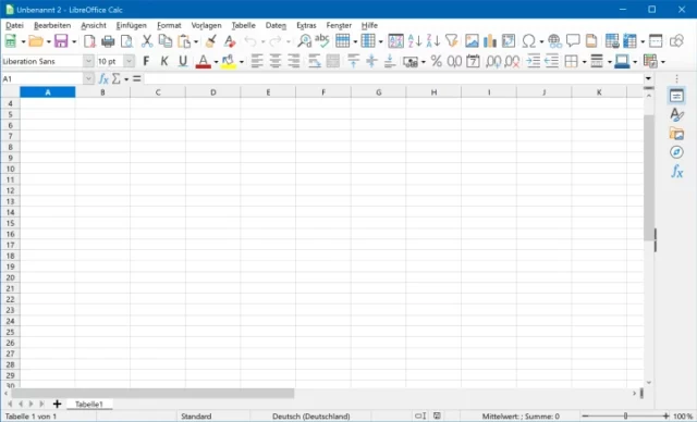 Calc in LibreOffice