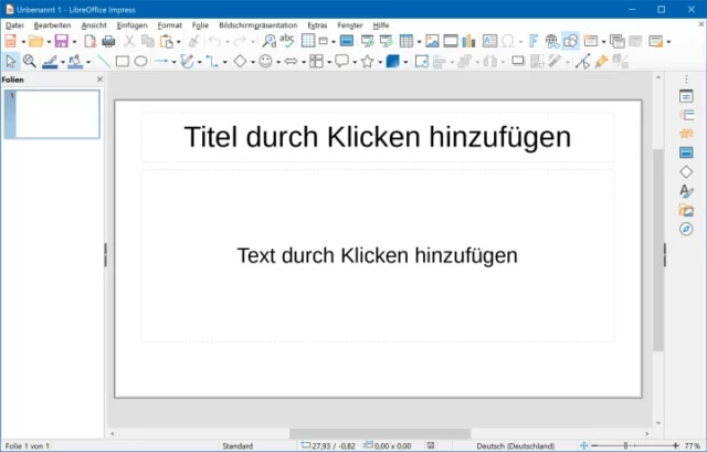 Impress in LibreOffice
