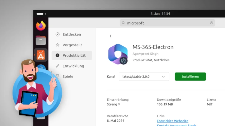 Microsoft 365 für Linux: Office-Apps mit Ubuntu, Mint & Co. nutzen