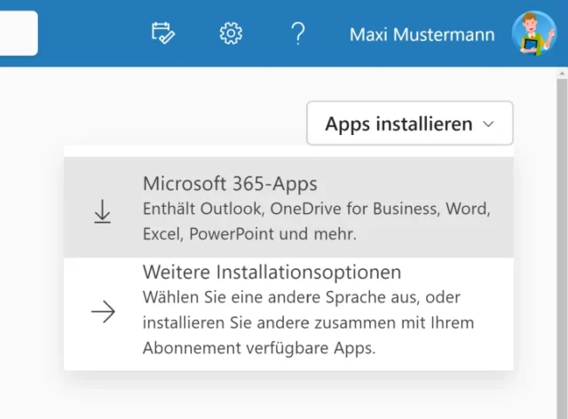 Microsoft 365-Apps installieren