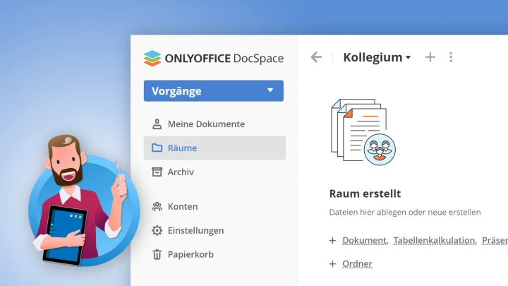 ONLYOFFICE DocSpace: Dokument gemeinsam bearbeiten [Anzeige]