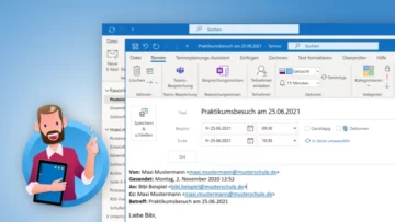 Outlook: E-Mail in Termin, Kontakt und Aufgabe umwandeln