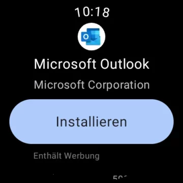 Outlook im Google Play Store
