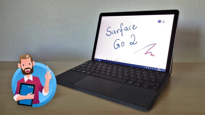 Surface Go 2 im Test: Gutes Tablet für die Schule?