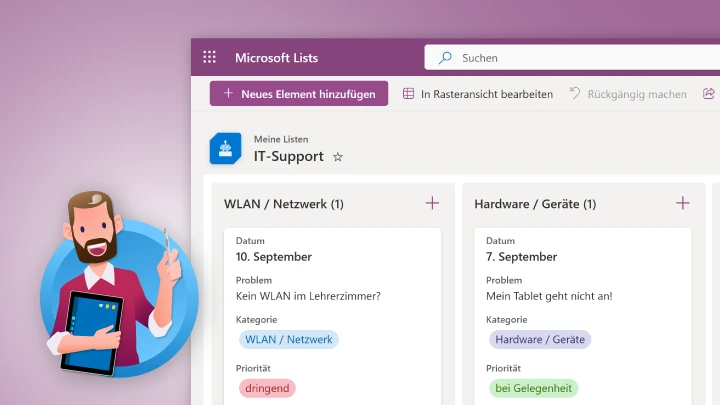 Ticketsystem mit Microsoft Lists